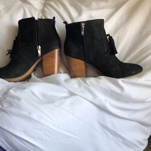 French connection black booties